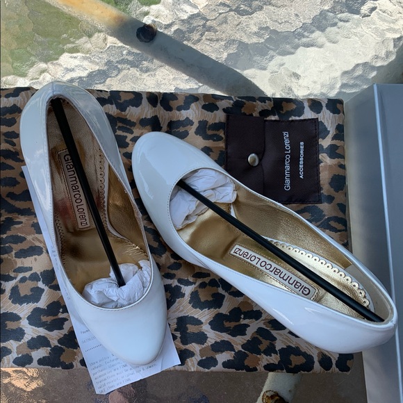 Gianmarco Lorenzi patent leather round toe heels - Picture 2 of 6